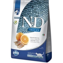 N&D Ocean Adult Cat Grain Free Herring Pumpkin & Orange 5 kg