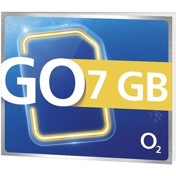 Předplacená karta GO O2 GO SIM 7GB