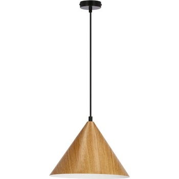 Candellux Кафява висяща лампа със стъклен абажур ø 25 cm Dunca - Candellux Lighting (31-23414)