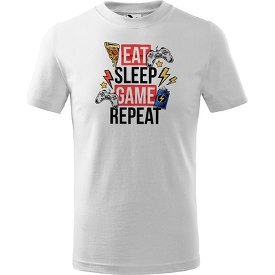 Impar tričko Eat sleep game