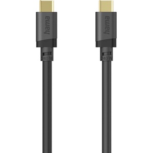Hama Кабел USB-C E-Marker чип USB 3.2 Gen1, 5 Gbit/s, 240 W, 0.75 м (HAMA-202008) - cybertrade