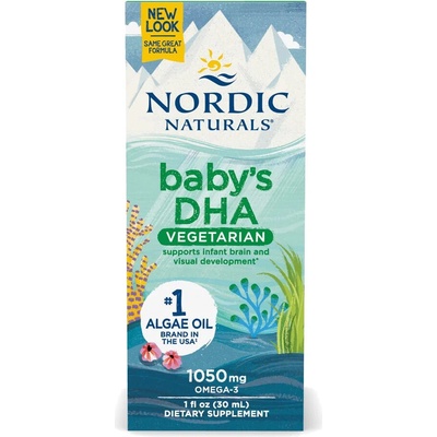 Nordic Naturals Baby's DHA Vegetarian Omega-3 pre deti 1050 mg 30 ml