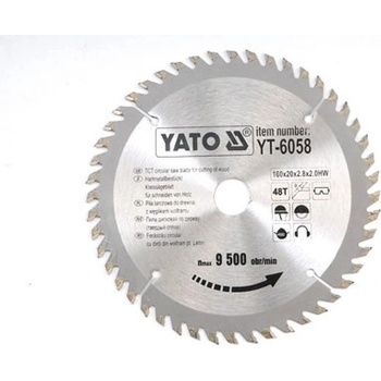 YATO pilový kotouč na dřevo 160x20 mm YT-6058