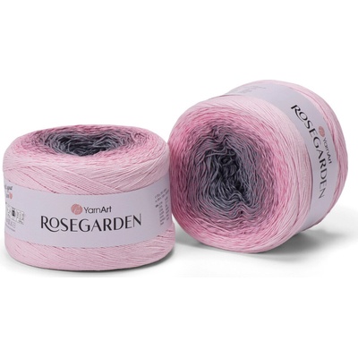 Yarn Art Rosegarden 313 variace šedé a růžové