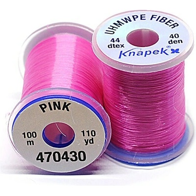 Vázací nit • UHMWPE FIBER LINE • 100m - Tloušťka 40D, Barva Růžová