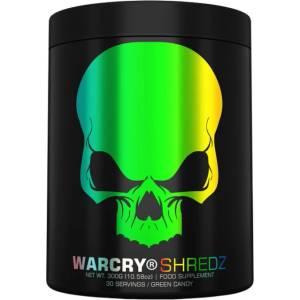 GENIUS NUTRITION Warcry Shredz | Thermogenic Powder [300 грама] Green Candy
