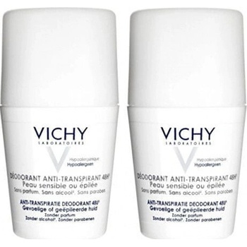 Vichy deo roll-on na citlivou pokožku 2 x 50 ml