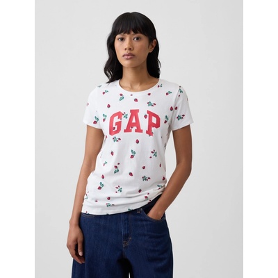 GAP Tričko s logom Biela