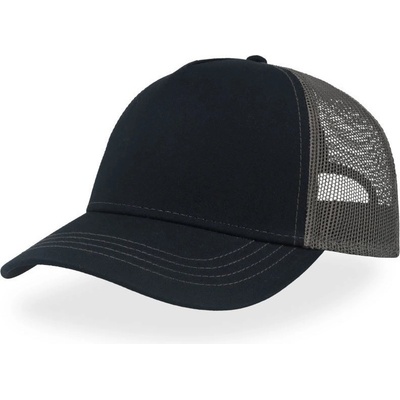 Atlantis Headwear Rapper Canvas-S Trucker 5 panelová COT-330234q6299 Navy/šedá tmavá