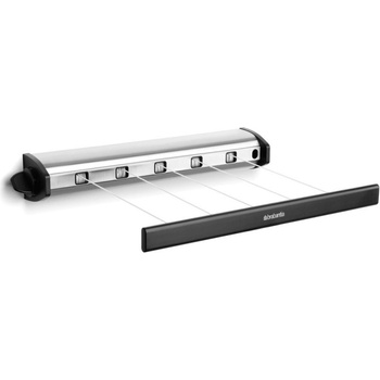 Brabantia Простор Brabantia Pull-out 90300176, 22 м, Стенен монтаж, Автоматично блокиране, Устойчив на корозия, Черен/Инокс (90300176)