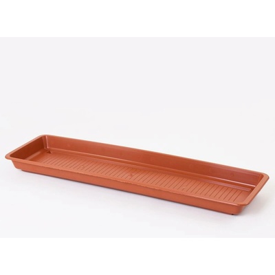 Plastkon podmiska pod truhlík Garden 80 x 17 x 4,5 cm Terakota – Sleviste.cz
