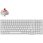 Keychron K4 Pro White Hot-Swappable Full-Size K Red Switch (K4P-P1) Клавиатури