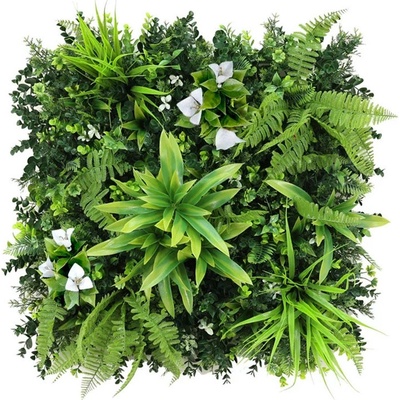 MINI WALL GREEN Dracaena and orchid, dílec 50 x 50 cm