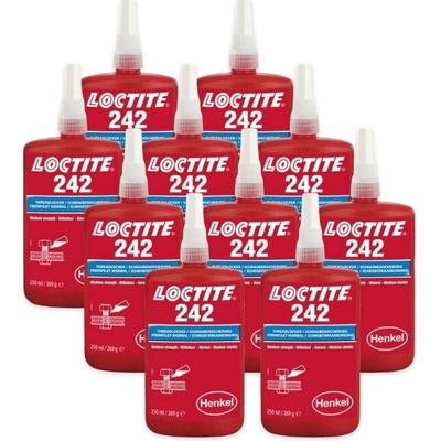Loctite 242 strednepevnostné 250 ml 10 ks