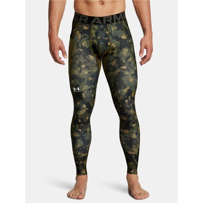 Under Armour UA HG Armour Prtd Lgs zelená – Zboží Dáma