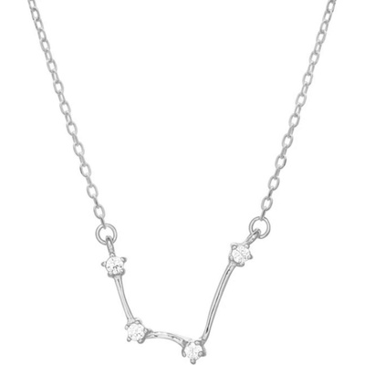 Silenti Jewelry Сребърно колие "Съзвездие Водолей