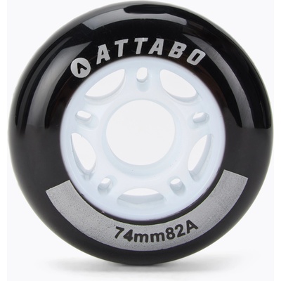 ATTABO Колела за ролери ATTABO 74 mm 4 бр. black