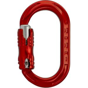 DMM Карабинер за екипировка Dmm XSRE Locksafe Gear carabiner - Red - размер 35 x 60 mm (324-0070-0211)