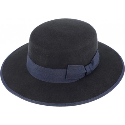 Fiebig Headwear since 1903 Dámský plstěný Canotier s větší krempou