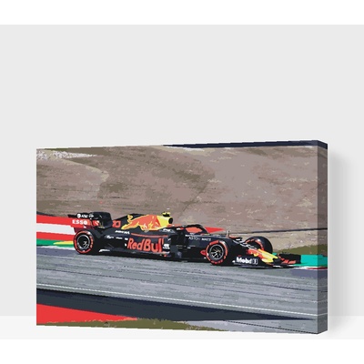 Vymalujsisam.cz Malování podle čísel Formula F1 Velikost 40 x 60 cm Rámování Na kartonové desce