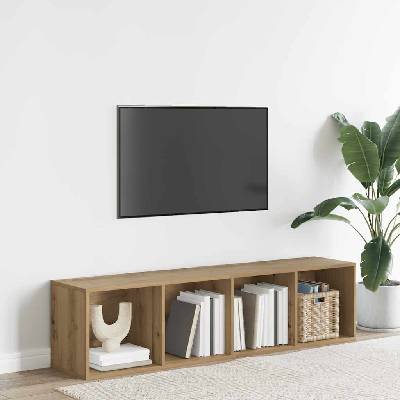 vidaXL Шкаф за книги/TV шкаф 36x30x143cm Инженерна дървесина (855813)