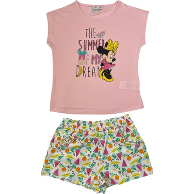 Setino Летен плажен комплект Мини Маус - розов Размер - деца: 3 години