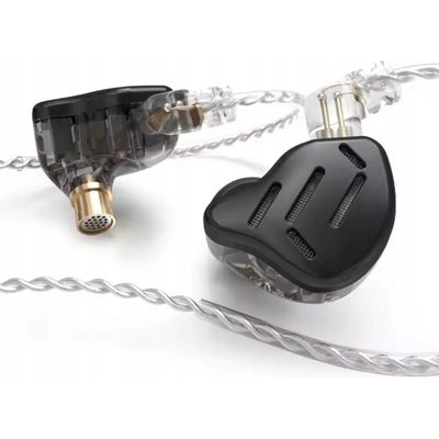 KZ ZAX černé 10 mm + 7 BA 1,25 m
