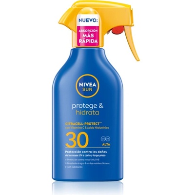 Nivea SUN Protect & Moisture спрей за загар с хидратиращ ефект SPF 30 250ml