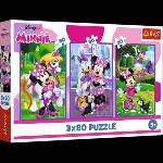 Trefl Puzzle - 3x80 - Minnie and friends - Disney Minnie Trefl 34889