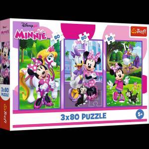 Trefl Puzzle - 3x80 - Minnie and friends - Disney Minnie Trefl 34889