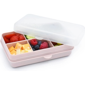 Melii Кутия за храна Melii - Mini Snackle Box, 6 отделения, розова (ML19260)