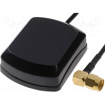 JC Antenna JCA001-SMA-C Anténa: automobilová; vnitřní; GPS; SMA-C; zástrčka; úhlový; Dél: 5m