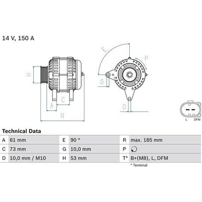 BOSCH Generátor 0986048921