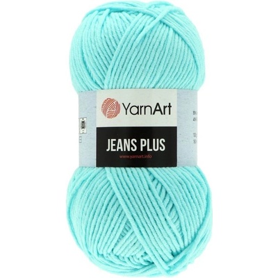 YarnArt Jeans Plus 76 svetlá azúrová