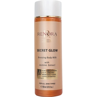 Renora Bronzing Body Milk Secret Glow Мляко за тяло дамски 200ml