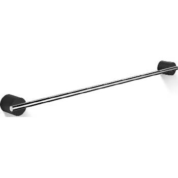 DECOR WALTHER Закачалка на релса за кърпи Stone 60 см черен хром (0975264)