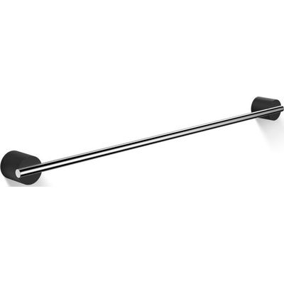 DECOR WALTHER Закачалка на релса за кърпи Stone 60 см черен хром (0975264)