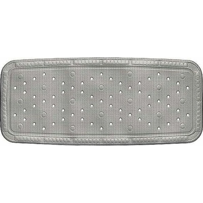 KELA Vaňová podložka KRETA PVC sivá 92 x 36 cm KL-22370