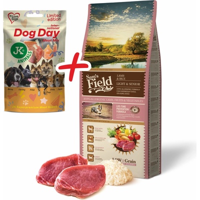 Sam's Field Low Grain Light & Senior Lamb & Rice 13 kg