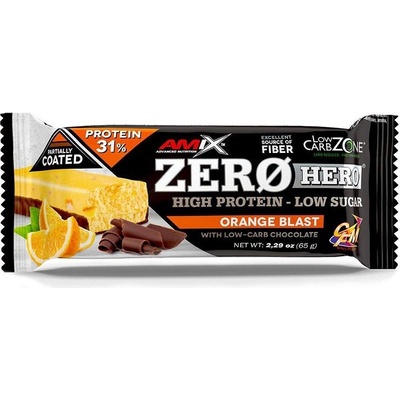 Amix Zero Hero 31% protein bar 65 g – Zboží Mobilmania