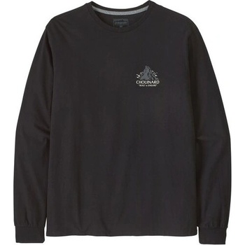 Patagonia M's L/S Chouinard Crest Responsibili-Tee Размер: S / Цвят: черен