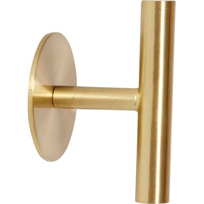 Hübsch Закачалка за кърпа Hübsch метална 7 см месинг (991319)