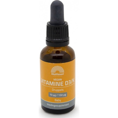Mattisson Healthstyle Витамин D3/ K2 за Деца Веган 25 ml капки | Mattisson Healthstyle (MT2244)