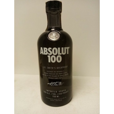Absolut 100 50% 0,7 l (holá láhev)