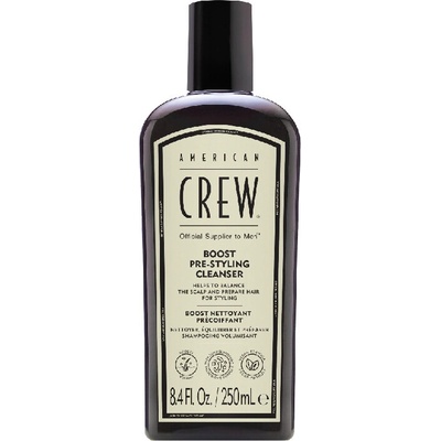 American Crew Boost Pre-Styling Cleanser posilujúci šampón pre jemné vlasy bez objemu 250 ml