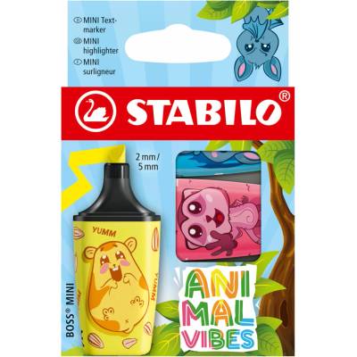 Stabilo Boss Mini Animal Vibes 3 barvy 07/03-73