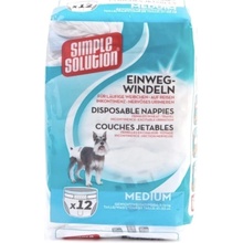Simple Solution Plenkove kalhotky pro psy M 12 ks