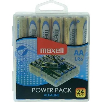 Maxell Алкални батерии MAXELL LR6 1, 5V AA 24 бр. блистер PVC case - ML-BA-LR6-24PK (ML-BA-LR6-24PK)