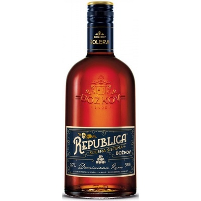 Božkov Republica Solera Sistema 38% 0,7 l (čistá fľaša)