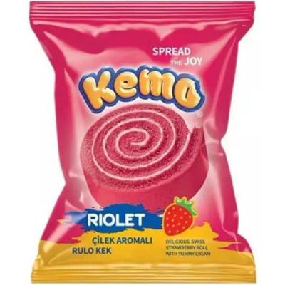 Kemo roll cake strawberry cream /24/ 40 g